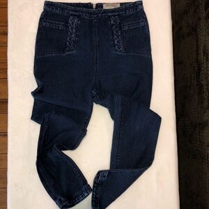 Ecote Braided Front High Waist Jeans Size 30